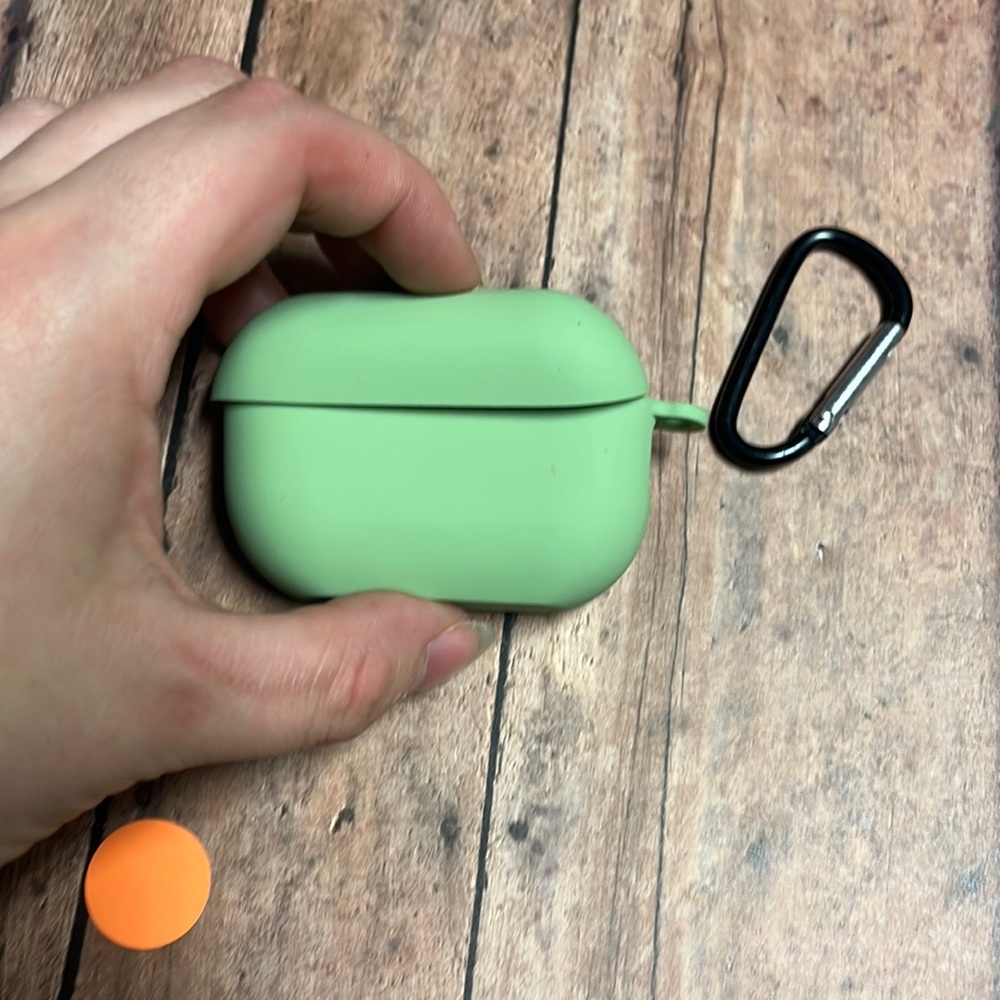 5for$10 Light Green AirPods Pro silicone protective case - AirPods accessories
